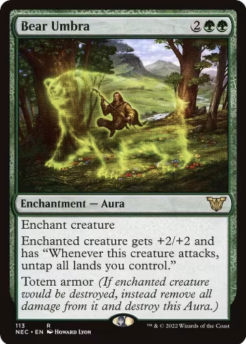 Bear Umbra (113), Commander: Kamigawa: Neon Dynasty — Magic card price