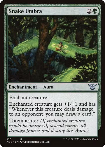 Snake Umbra (130), Commander: Kamigawa: Neon Dynasty — Magic card price