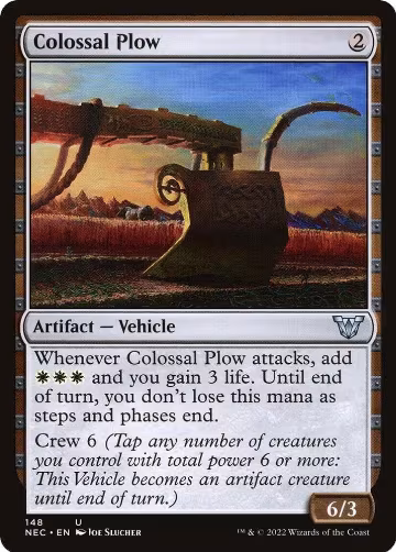 Colossal Plow (148), Commander: Kamigawa: Neon Dynasty — Magic card price