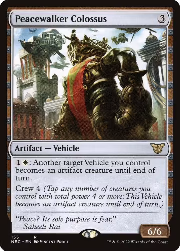Peacewalker Colossus (155), Commander: Kamigawa: Neon Dynasty — Magic card price