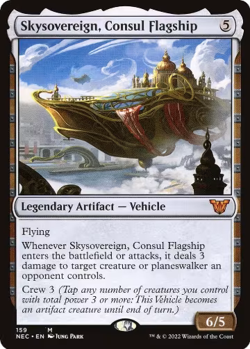 Skysovereign, Consul Flagship (159), Commander: Kamigawa: Neon Dynasty — Magic card price