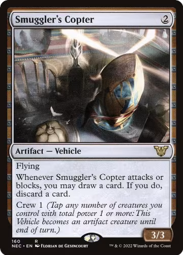 Smuggler's Copter (160), Commander: Kamigawa: Neon Dynasty — Magic card price