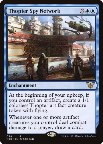 Thopter Spy Network (98), Commander: Kamigawa: Neon Dynasty — Magic card price