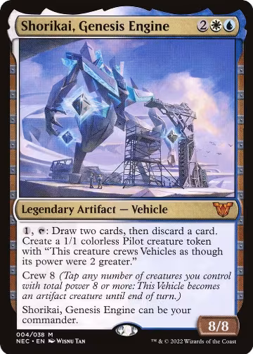 Shorikai, Genesis Engine (4), Commander: Kamigawa: Neon Dynasty — Magic card price
