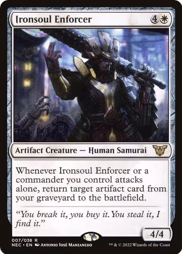 Ironsoul Enforcer (7), Commander: Kamigawa: Neon Dynasty — Magic card price