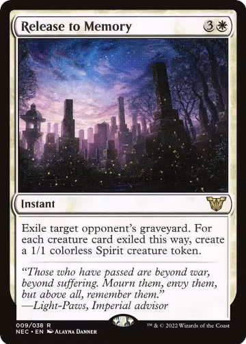 Release to Memory (9), Commander: Kamigawa: Neon Dynasty — Magic card price