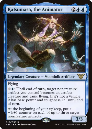 Katsumasa, the Animator (15), Commander: Kamigawa: Neon Dynasty — Magic card price