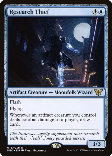 Research Thief (16), Commander: Kamigawa: Neon Dynasty — Magic card price