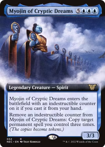 Myojin of Cryptic Dreams (Extended Art) (52), Commander: Kamigawa: Neon Dynasty — Magic card price