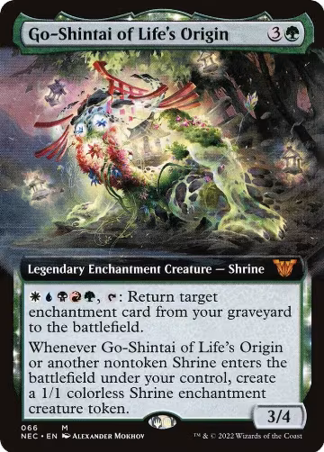 Go-Shintai of Life's Origin (Extended Art) (66), Commander: Kamigawa: Neon Dynasty — Magic card price