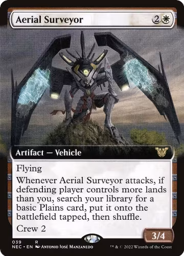 Aerial Surveyor (Extended Art) (39), Commander: Kamigawa: Neon Dynasty — Magic card price