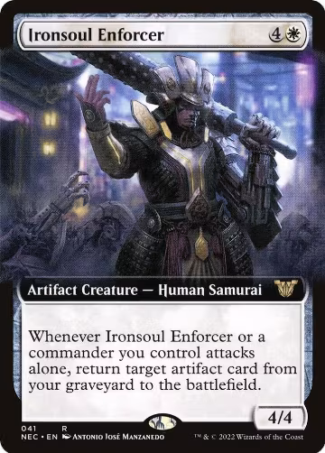 Ironsoul Enforcer (Extended Art) (41), Commander: Kamigawa: Neon Dynasty — Magic card price