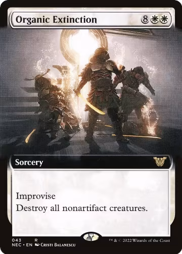 Organic Extinction (Extended Art) (43), Commander: Kamigawa: Neon Dynasty — Magic card price