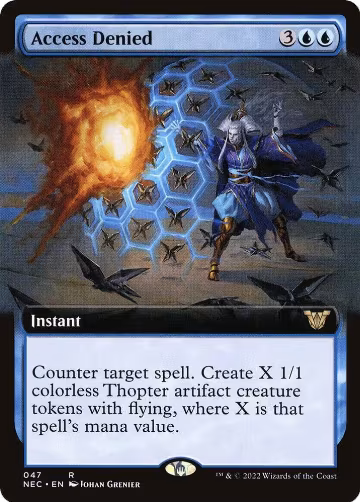 Access Denied (Extended Art) (47), Commander: Kamigawa: Neon Dynasty — Magic card price
