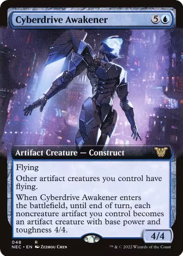 Cyberdrive Awakener (Extended Art) (48), Commander: Kamigawa: Neon Dynasty — Magic card price