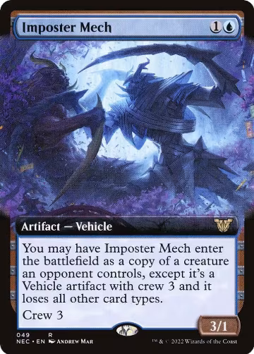 Imposter Mech (Extended Art) (49), Commander: Kamigawa: Neon Dynasty — Magic card price