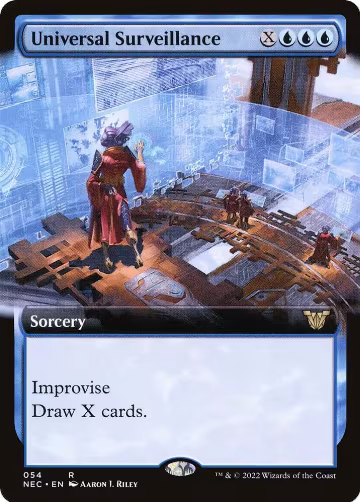Universal Surveillance (Extended Art) (54), Commander: Kamigawa: Neon Dynasty — Magic card price