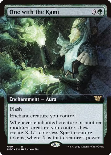 One with the Kami (Extended Art) (69), Commander: Kamigawa: Neon Dynasty — Magic card price