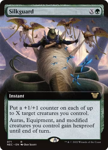 Silkguard (Extended Art) (71), Commander: Kamigawa: Neon Dynasty — Magic card price