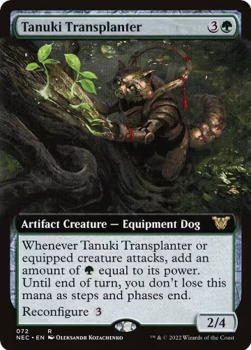 Tanuki Transplanter (Extended Art) (72), Commander: Kamigawa: Neon Dynasty — Magic card price