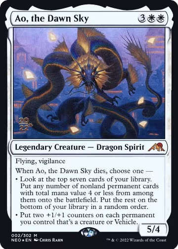 Ao, the Dawn Sky (2), Prerelease Cards — Magic card price