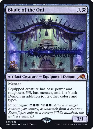 Blade of the Oni (89), Prerelease Cards — Magic card price