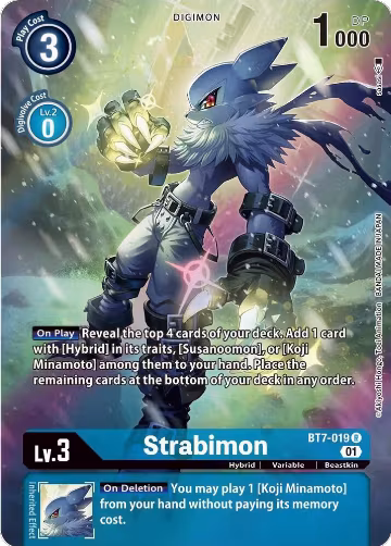 Strabimon (Alternate Art) (BT7-019 R) — card price