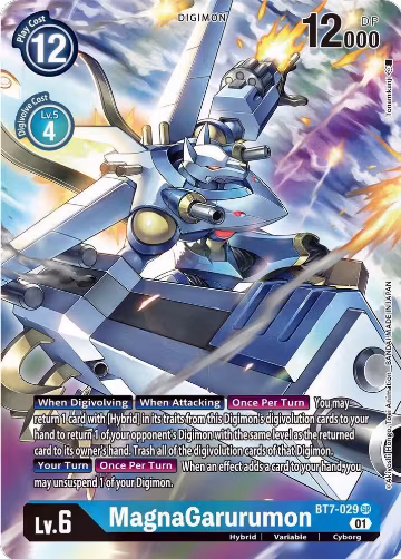 MagnaGarurumon (Alternate Art) (BT7-029 SR), Next Adventure — Digimon card price