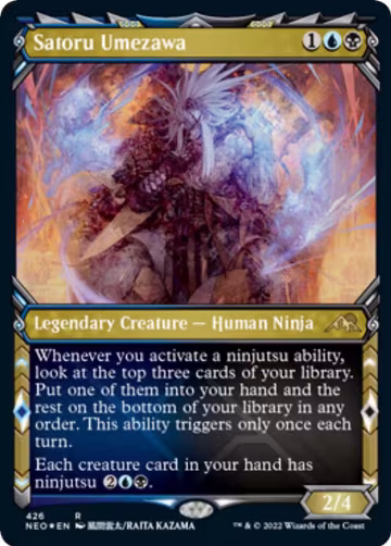 Satoru Umezawa (Showcase) (Foil Etched) (426), Kamigawa: Neon Dynasty — Magic card price