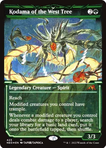 Kodama of the West Tree (Showcase) (Foil Etched) (423), Kamigawa: Neon Dynasty — Magic card price