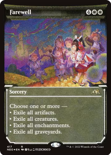 Farewell (Showcase) (Foil Etched) (417), Kamigawa: Neon Dynasty — Magic card price