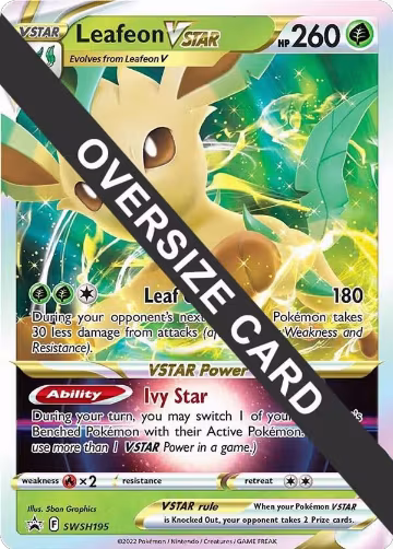 Leafeon VSTAR - SWSH195 (SWSH195), Jumbo Cards — Pokémon card price