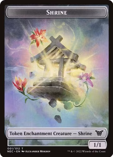 Shrine Token (1), Commander: Kamigawa: Neon Dynasty — Magic card price