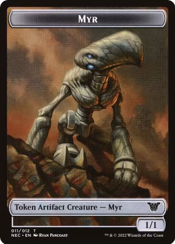 Myr // Spirit (002) Double-Sided Token (11 // 2), Commander: Kamigawa: Neon Dynasty — Magic card price