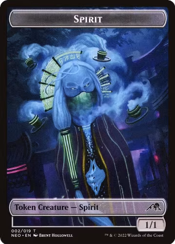 Spirit (002) // Treasure (017) Double Sided Token (2 // 17), Kamigawa: Neon Dynasty — Magic card price