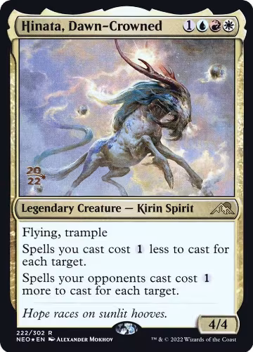 Hinata, Dawn-Crowned (222), Prerelease Cards — Magic card price