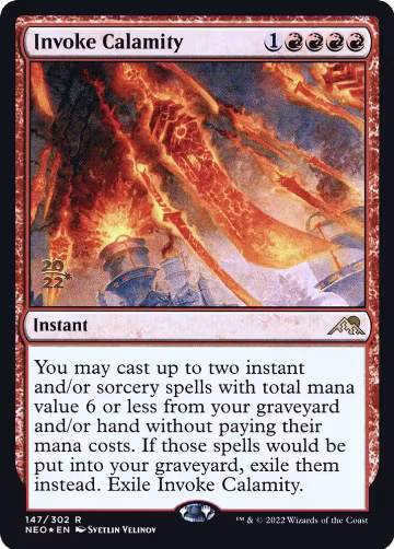 Invoke Calamity (147), Prerelease Cards — Magic card price