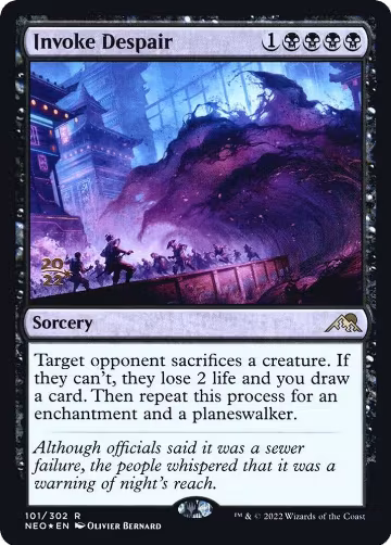 Invoke Despair (101), Prerelease Cards — Magic card price