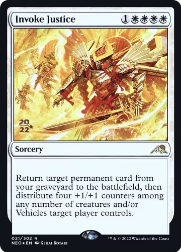 Invoke Justice (21), Prerelease Cards — Magic card price