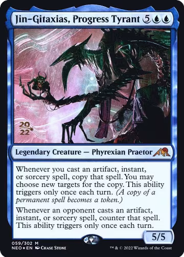 Jin-Gitaxias, Progress Tyrant (59), Prerelease Cards — Magic card price