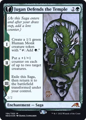 Jugan Defends the Temple (194), Prerelease Cards — Magic card price