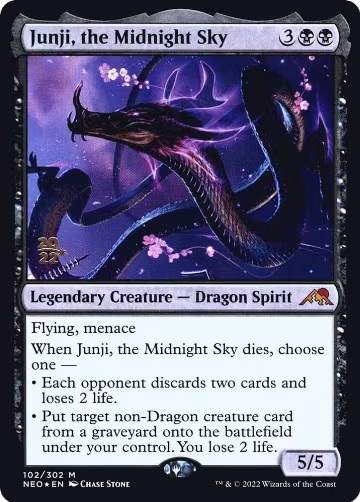 Junji, the Midnight Sky (102), Prerelease Cards — Magic card price