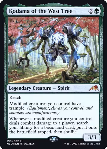 Kodama of the West Tree (199), Prerelease Cards — Magic card price