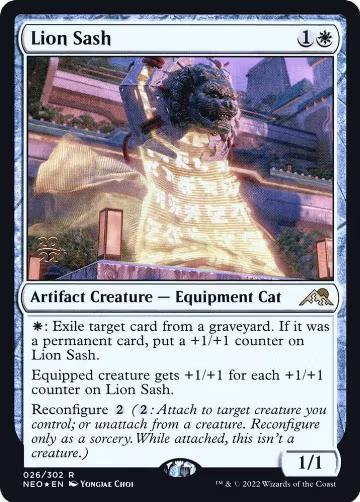 Lion Sash (26), Prerelease Cards — Magic card price