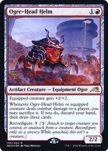 Ogre-Head Helm (155), Prerelease Cards — Magic card price