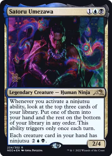 Satoru Umezawa (234), Prerelease Cards — Magic card price