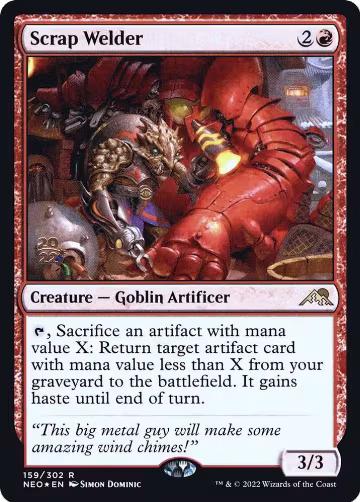 Scrap Welder (159), Prerelease Cards — Magic card price