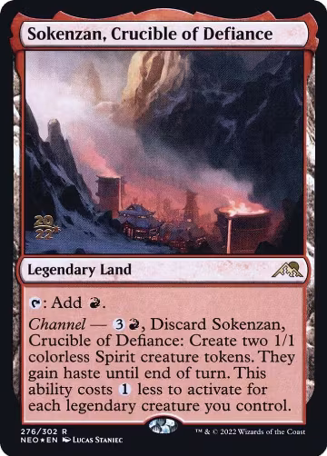 Sokenzan, Crucible of Defiance (276), Prerelease Cards — Magic card price