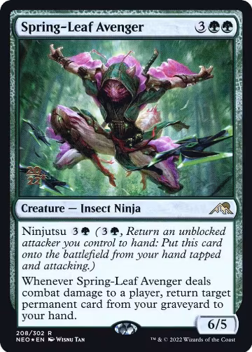 Spring-Leaf Avenger (208), Prerelease Cards — Magic card price