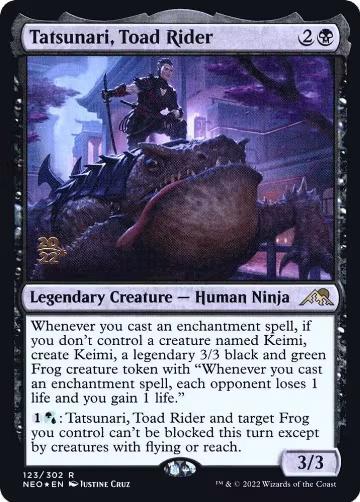 Tatsunari, Toad Rider (123), Prerelease Cards — Magic card price